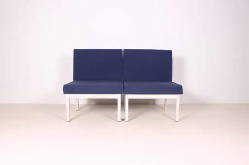 2x Postmodern armchairs Belgian design 1980s