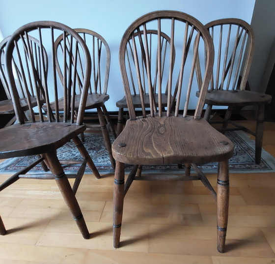 Image 1 of 6x Windsor chairs