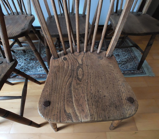 Image 1 of 6x Windsor chairs
