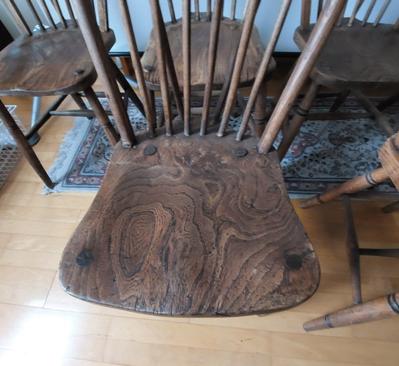 Image 1 of 6x Windsor chairs