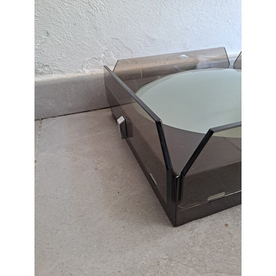 Image 1 of Vintage Murano glass ceiling lamp by Fontana Arte for Veca, 1960s