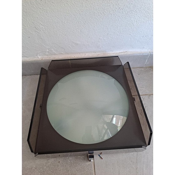 Image 1 of Vintage Murano glass ceiling lamp by Fontana Arte for Veca, 1960s