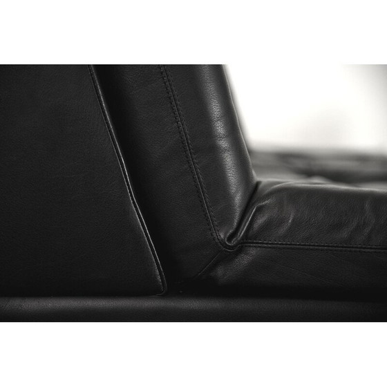 Image 1 of Vintage Modular Sofa in Leater and Chrome for Klöber Manufactory, Germany, 1980s