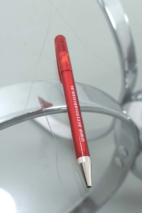 Image 1 of Vintage chrome coffee table