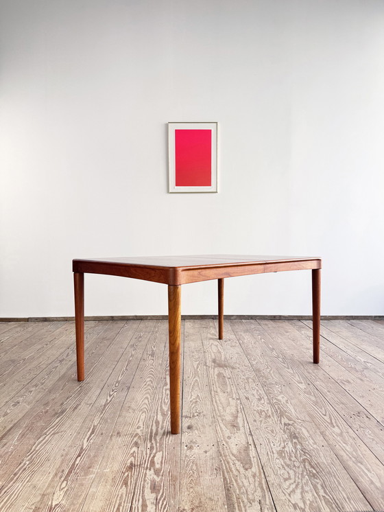 Image 1 of Mid-Century Modern Danish Dining Table in Teak by H.W. Klein for Bramin, Extendable, 1960