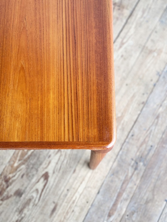 Image 1 of Mid-Century Modern Danish Dining Table in Teak by H.W. Klein for Bramin, Extendable, 1960