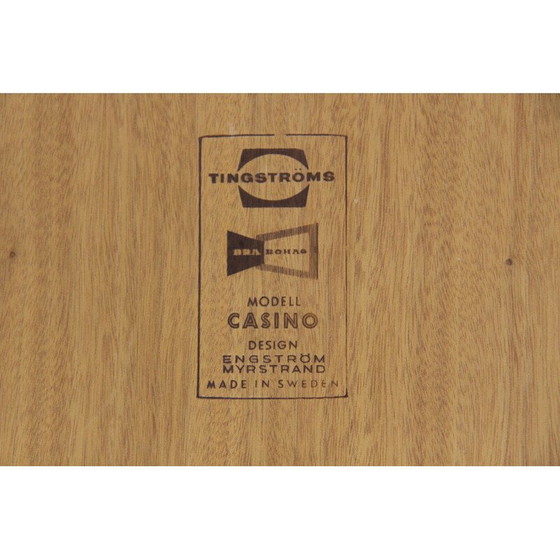 Image 1 of Vintage "Casino" teak bench by Engström and Myrstrand for Tingströms, Sweden 1960