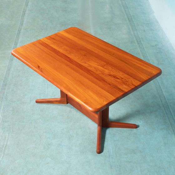 Image 1 of Danish design refurbished dining table, sixties teak dining