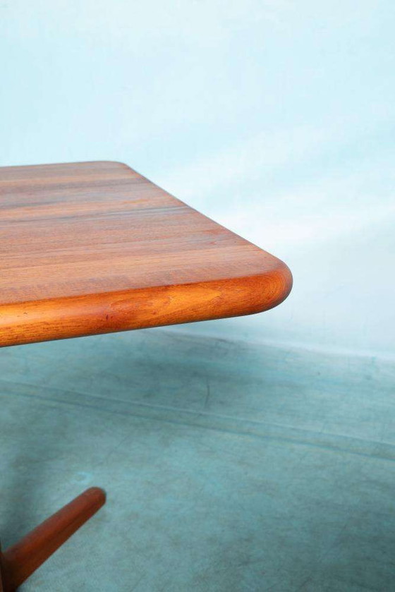 Image 1 of Danish design refurbished dining table, sixties teak dining