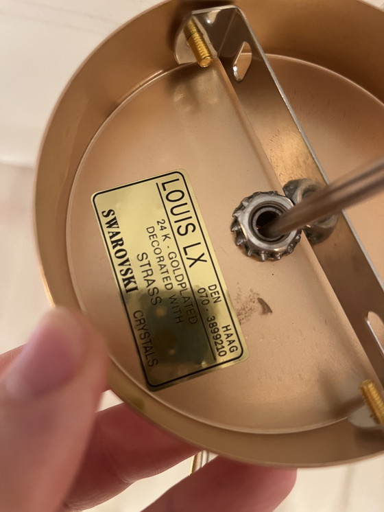 Image 1 of Lampada da soffitto in cristallo con strass Swarovski di marca