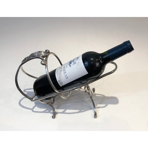 Image 1 of Portabottiglie vintage placcato argento, Belgio 1900