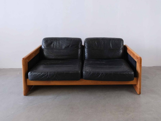 Image 1 of Danish Teak Sofa 3-Seater Mid - Century