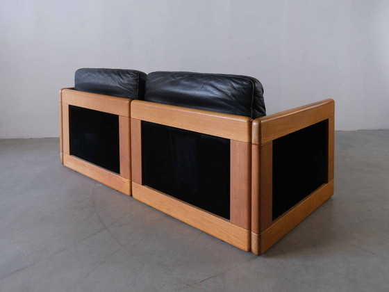 Image 1 of Danish Teak Sofa 3-Seater Mid - Century