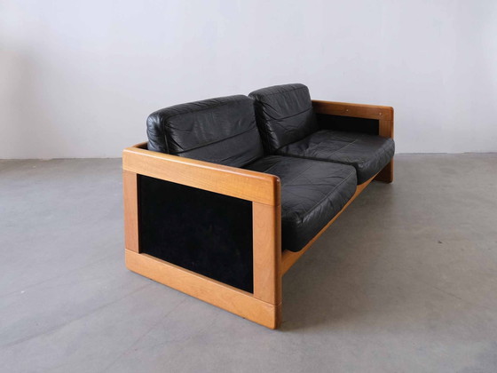 Image 1 of Danish Teak Sofa 3-Seater Mid - Century