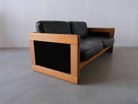 Image 1 of Danish Teak Sofa 3-Seater Mid - Century