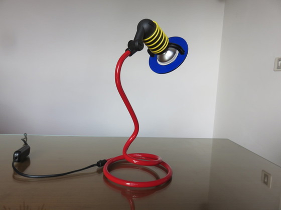 Image 1 of Lampe Spirale Couleurs Primaires, 1980, Memphis style