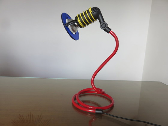 Image 1 of Lampe Spirale Couleurs Primaires, 1980, Memphis style