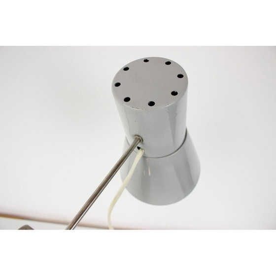 Image 1 of Vintage table lamp in lacquered metal and chrome with adjustable height, Czechoslovakia 1960