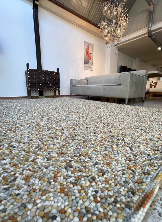 Image 1 of Brink & Campman Pebble Carpet Touch Of Orange New