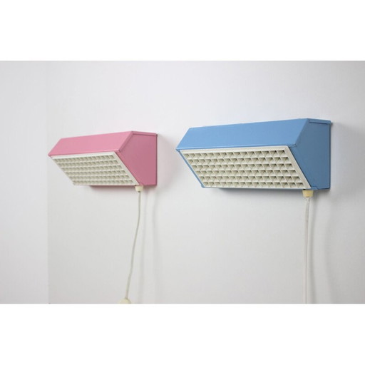 Pair of vintage wall sconces type V204 from IKEA, Sweden 1980