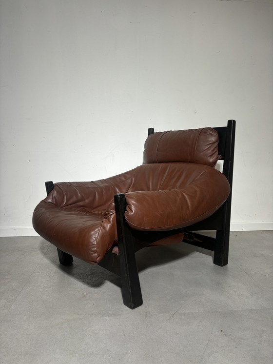 Image 1 of Brutalist “Percival” Loungechair By Gerard Van Den Berg For Mantis