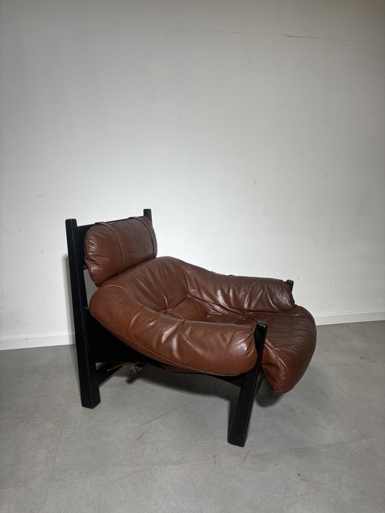 Image 1 of Brutalist “Percival” Loungechair By Gerard Van Den Berg For Mantis