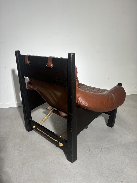 Image 1 of Brutalist “Percival” Loungechair By Gerard Van Den Berg For Mantis