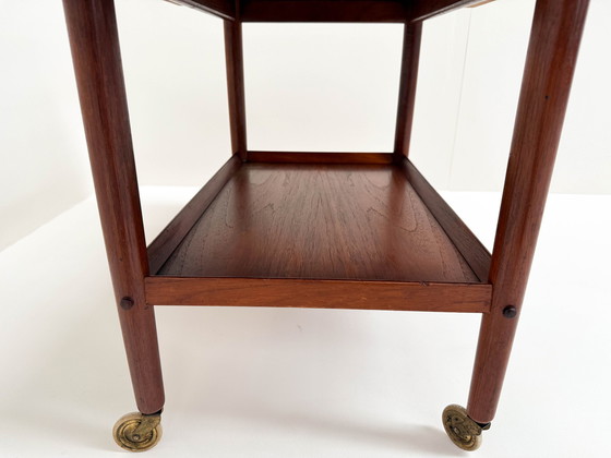 Image 1 of Carrello di servizio, P. Jeppesen Møbelfabrik, anni '60