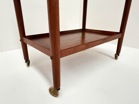 Image 1 of Carrello di servizio, P. Jeppesen Møbelfabrik, anni '60