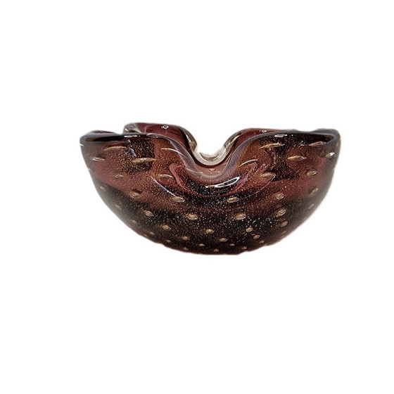 Image 1 of Murano Glass Bowl / Ashtray From Barovier & Toso, 1960s