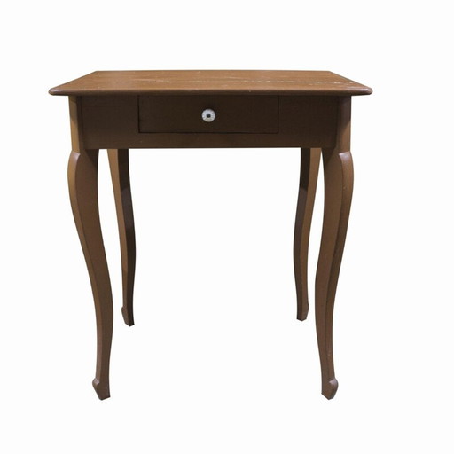 Vintage brown side table, Austria-Hungary