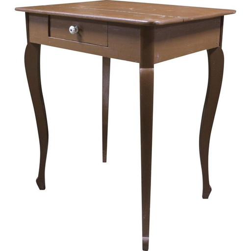 Vintage brown side table, Austria-Hungary