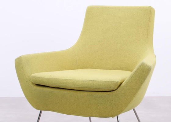 Image 1 of Swedese Happy Easy Low Back Armchair Yellow