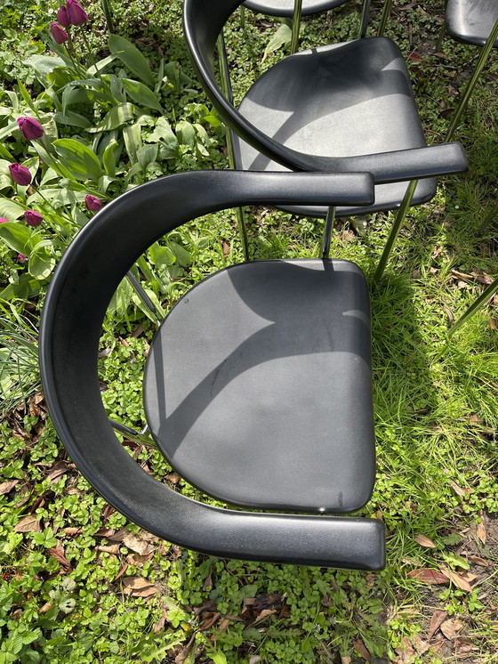 Image 1 of 6 X Fasem P40 Italian design chairs, by Vegni & Gualtierotti