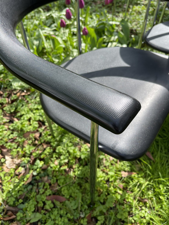 Image 1 of 6 X Fasem P40 Italian design chairs, by Vegni & Gualtierotti