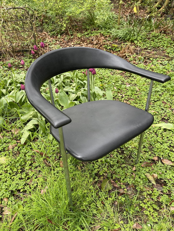 Image 1 of 6 X Fasem P40 Italian design chairs, by Vegni & Gualtierotti