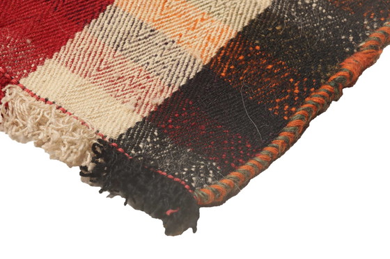 Image 1 of Kilim Fars Qashqai -Hand-woven- Collector's item- 202 X 145 Cm No. 3322