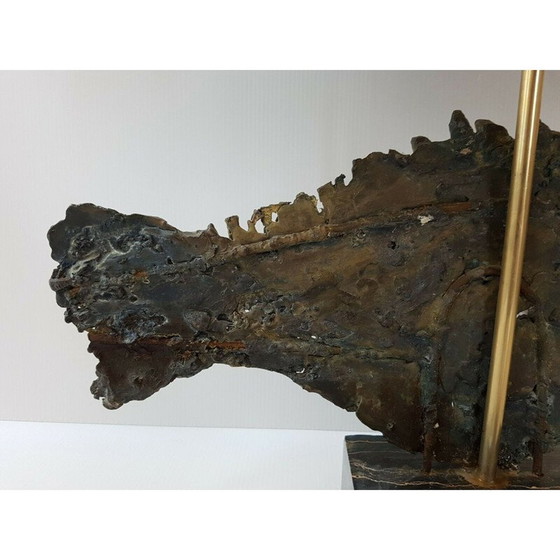 Image 1 of Vintage Brutalist table lamp, 1970