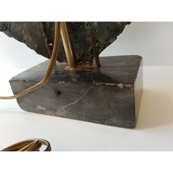 Image 1 of Vintage Brutalist table lamp, 1970