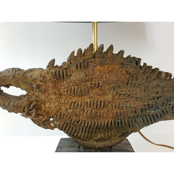 Image 1 of Vintage Brutalist table lamp, 1970