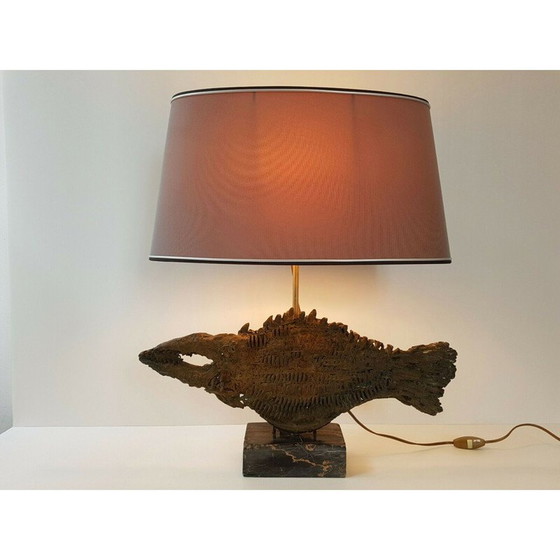 Image 1 of Vintage Brutalist table lamp, 1970