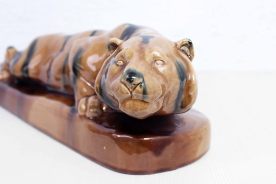 Image 1 of Ceramic tiger from the 70s