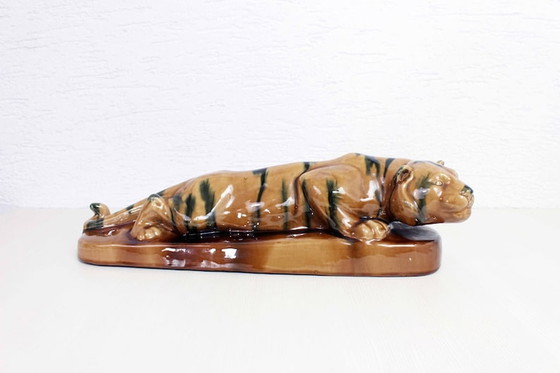 Image 1 of Ceramic tiger from the 70s