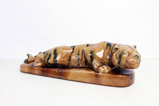 Image 1 of Ceramic tiger from the 70s