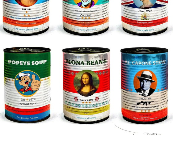 Image 1 of Tehos - Twelve tin cans