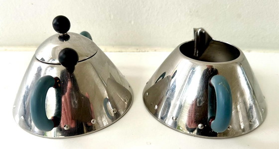 Image 1 of Alessi Sugar bowl with spoon and milk jug