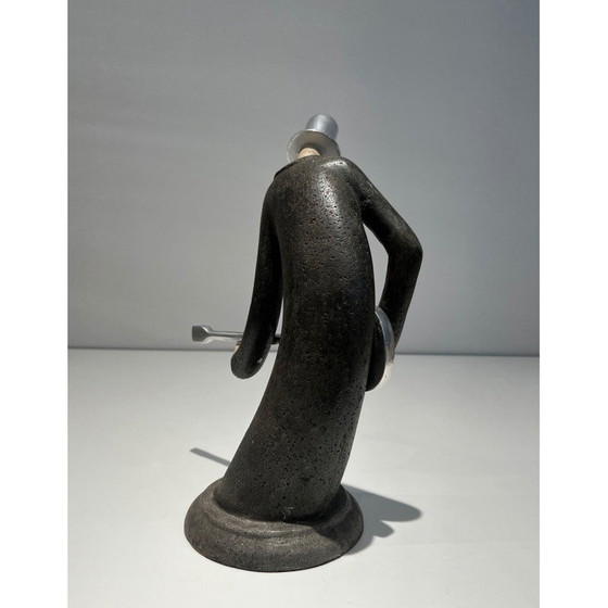 Image 1 of Vintage sculpture representing a guitarist, France 1970