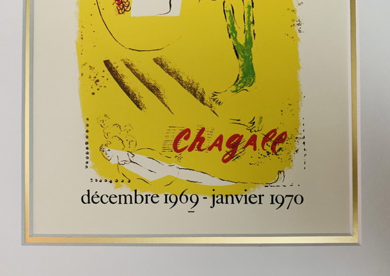 Image 1 of Marc Chagall: "Maeght Derriere Le Miroir." Signed In the Plate. Includes Passe-Partout.