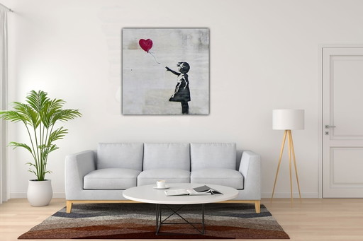 Painting Balloon Girl Banksy