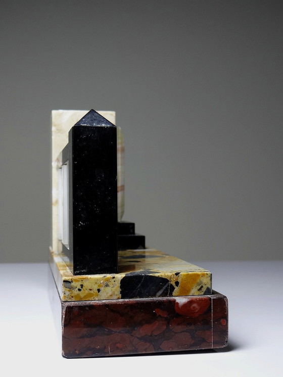 Image 1 of Solitaire Book Greenhouse Art Deco Modernist Marbles And Onyx 1920-1930